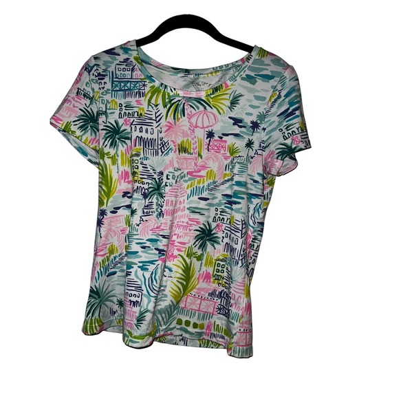 Short Sleeve Lilly Pulitzer Sz m dopamine regular collar - Picture 1 of 4